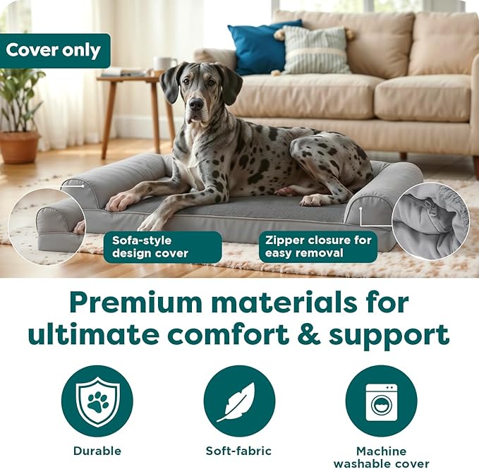 Funda para Cama de Perro Sofá, Lavable, Grande miniatura 5