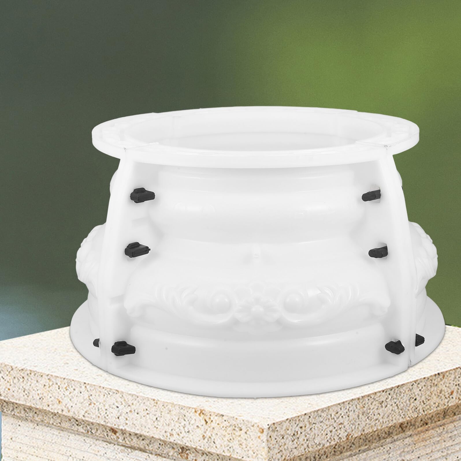 Alipis Molde Multifuncional para Columna Romana de Plástico Beige, Fácil de Usar y Resistente para Fabricación Artesanal de Cemento para Hormigón en Proyectos Decorativos