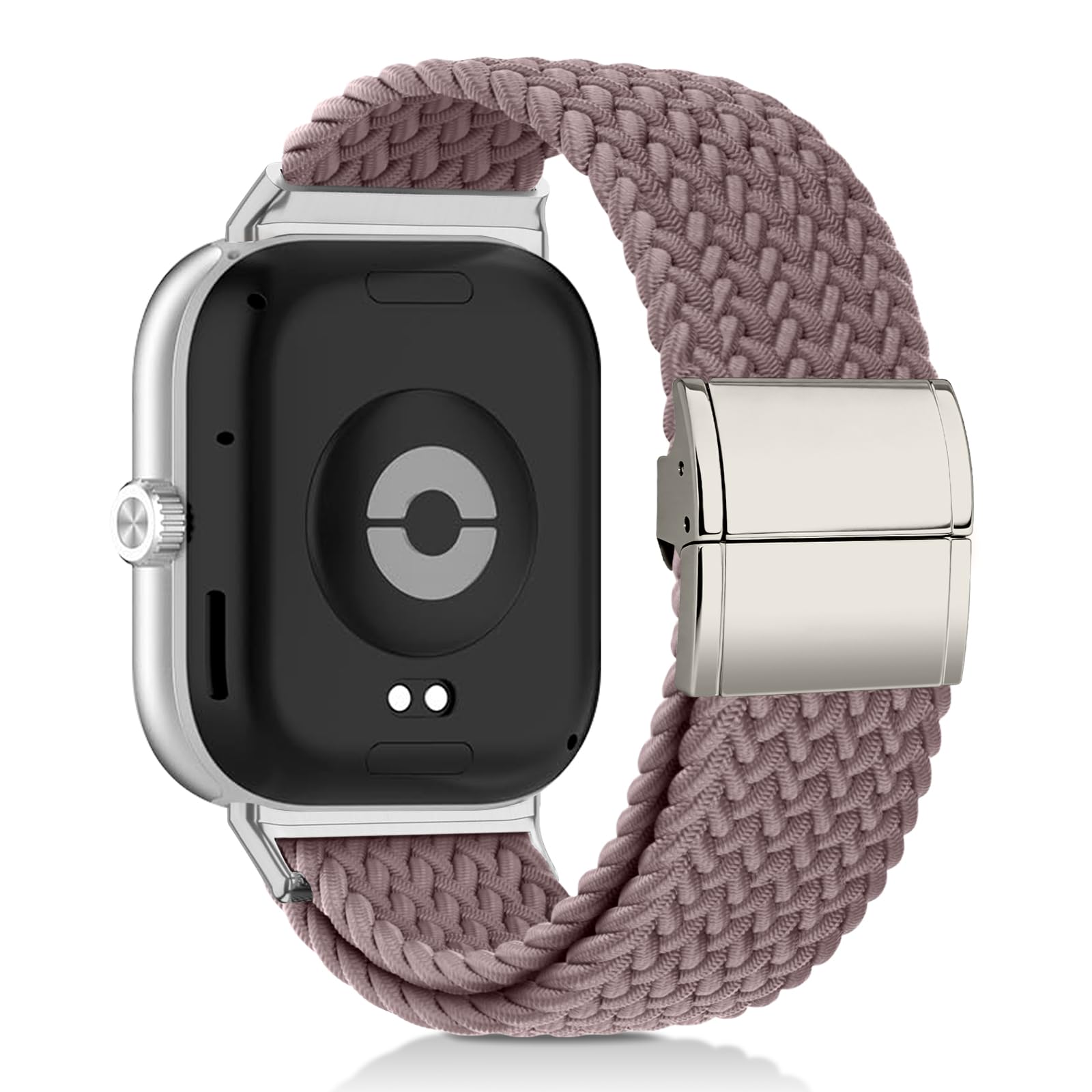 Zspoly Geflochtenes Armband Kompatibel mit Xiaomi Smart Band 9 pro armband/Xiaomi Smart Band 8 pro Armband/Xiaomi Redmi Watch 5/4, Nylon Magnetisch Stoff Elastisches Sport Ersatzband für Herren Damen