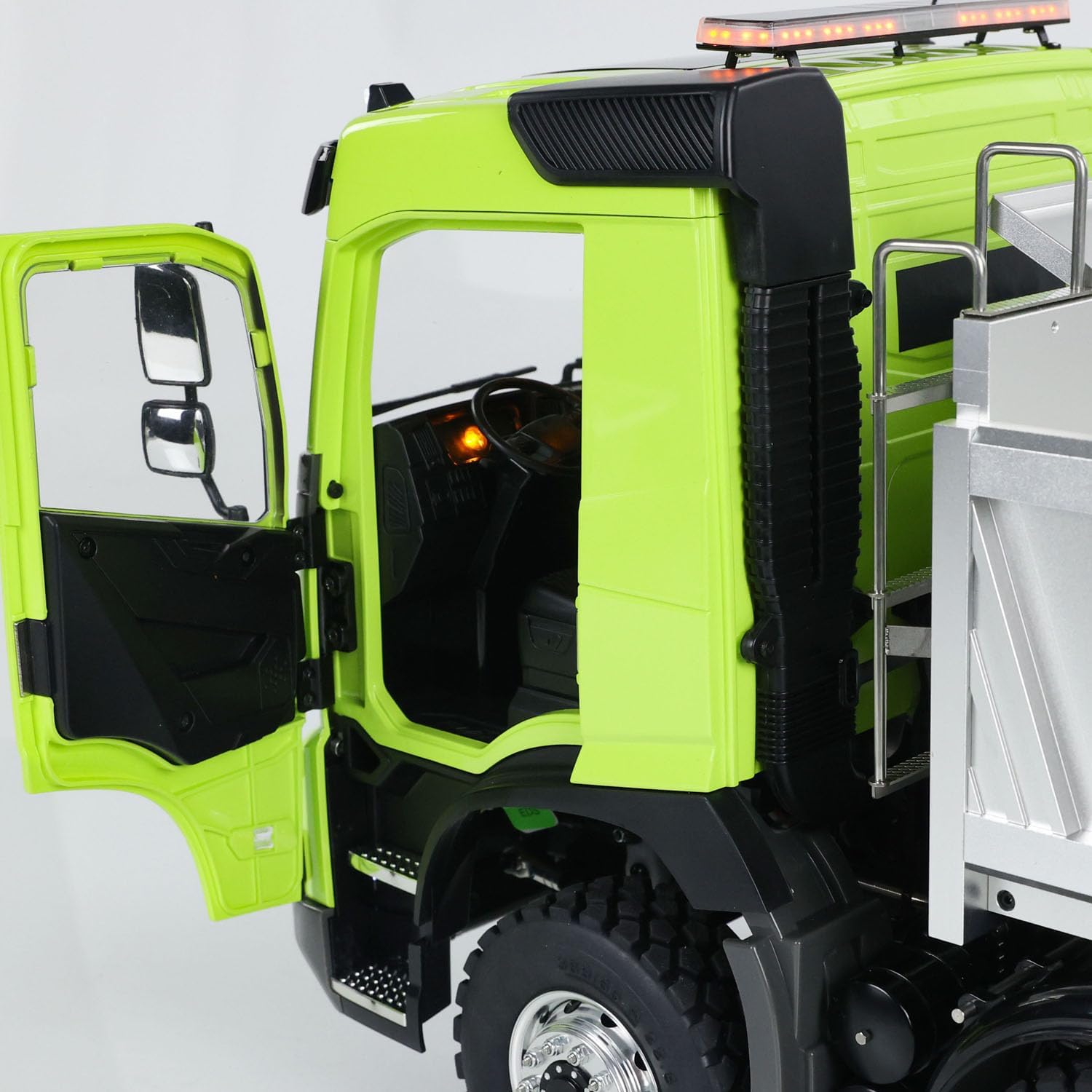 TOUCAN RC HOBBY 1/14 LESU RTR RC Hydraulic Dump Truck FMX Cabin 8X8 Metal Chassis Dumper Lights for Ages 14+