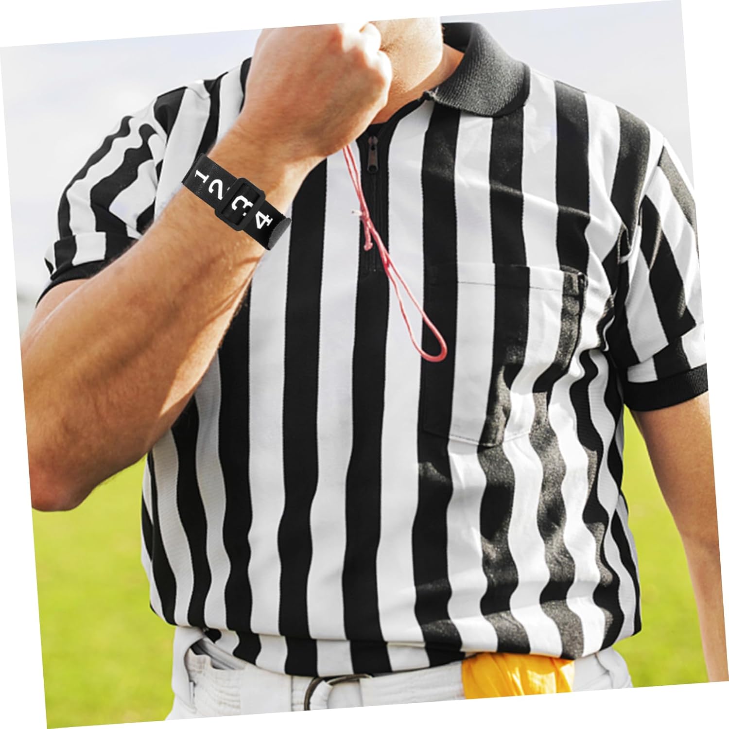 Mikikit Numbered Chain Clip Umpire Kit Football Referee Chain Clip Competition Referee Kit Soccer Kit Referee