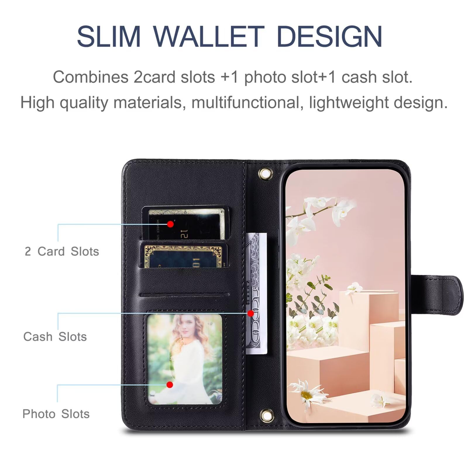 VQWQ Custodia per Xiaomi Redmi 10, Flip Cover a Portafoglio in Pelle PU Motivo Animale Slot per Schede Libro Cavalletto Supporto Wallet Case Cordino Chiusura Magnetica per Donna Maschio -[XC]-Gatto