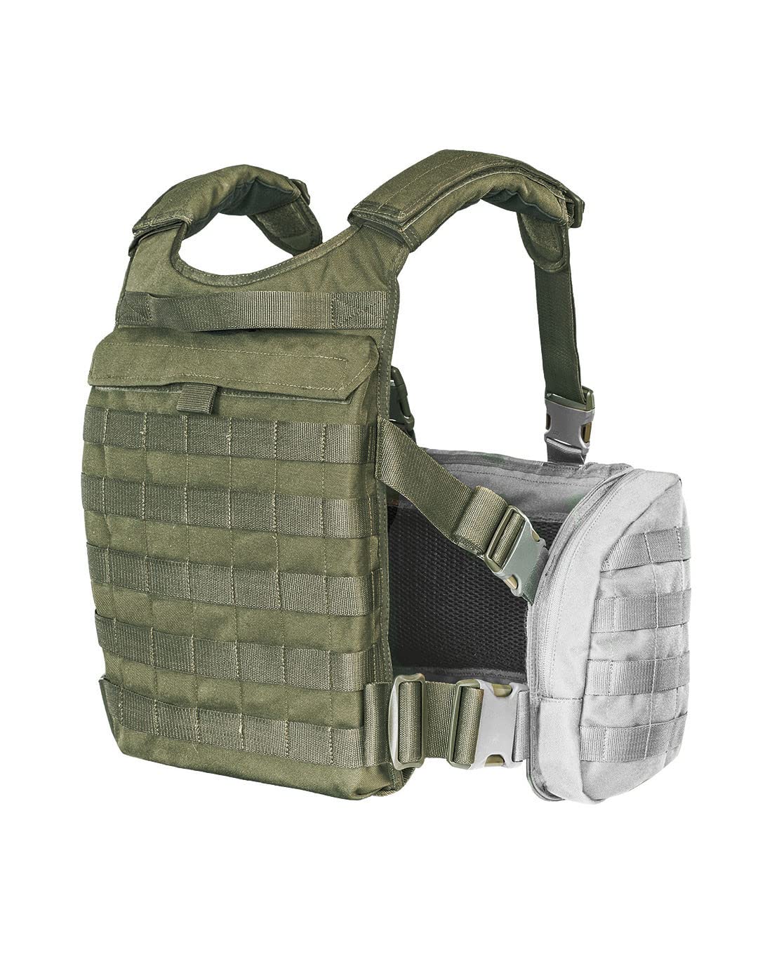 Tasmanian Tiger Trooper Back Plate Oliv Plattenträger für den Rücken - Aufnahme für Schutzplatten