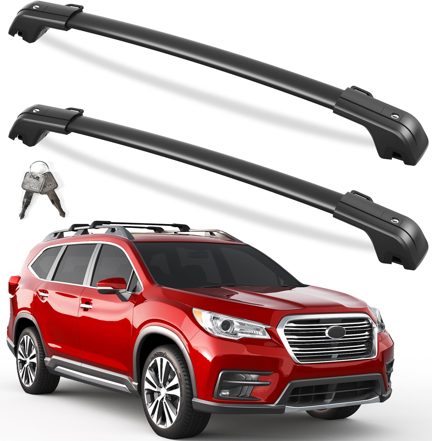 KINGGERI 330lbs Roof Rack Cross Bars for Subaru Ascent 2019-2026