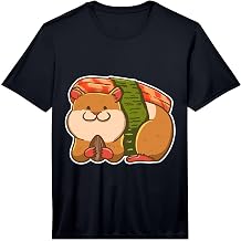 Men's Hamster Sushi Cute Japanese Food Hammy Owner Pet Lover Performance T-Shirt