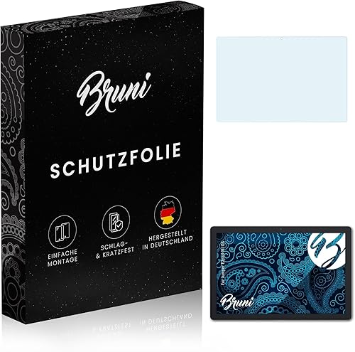 Bruni Protector de pantalla puede usarse con Jumper EZpad M10S Protector Film, cristal transparente (2X)