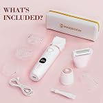 MAXGROOM Bikini Les femmes de l'époque, 3-in-1 Rasoir électrique sans douleur pour cheveux pubiques, sans fil imperméable Lady Shaver LED Lumière, Poche de voyage & Nettoyage facile