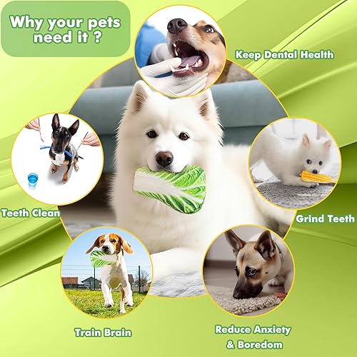 Miniatura 4 de TXwave Juguetes masticables chirriantes para perros masticadores agresivos, juguete duradero para masticar con felpa resistente para entrenamiento