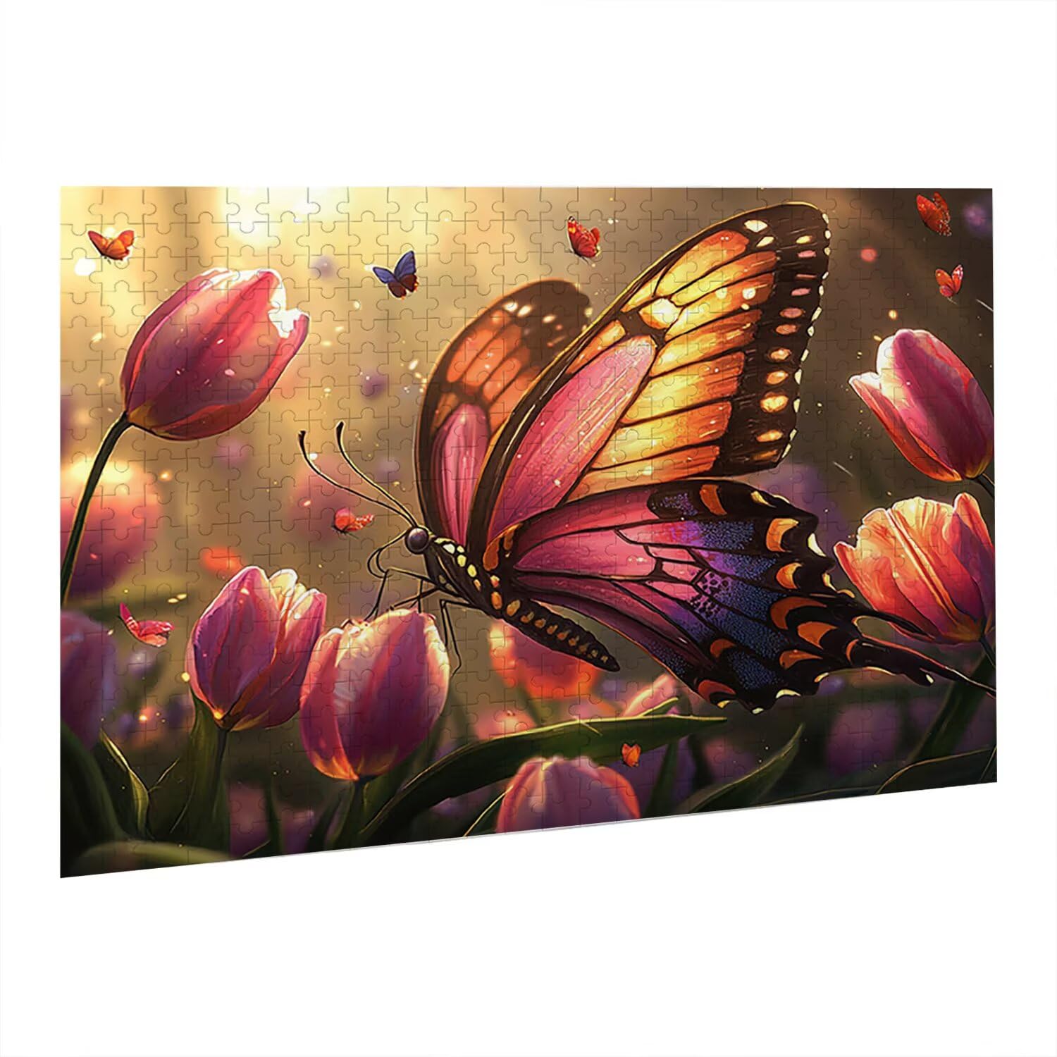 Jigsaw Puzzle, 6000 Pezzi Puzzle Classici, Farfalla Puzzle Rilassamento Intelligence, Mpossibile Difficile Puzzle Impegnativo per Adulti Puzzle Gioco Familiare, Regalo per Amore Amico Fiori fr0-1026