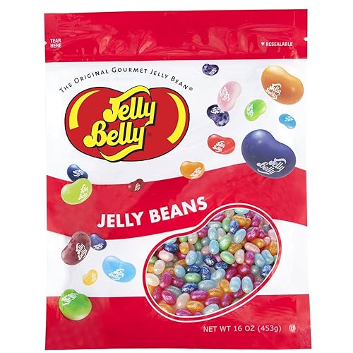 Jelly Belly Jewel Collection Mezcla de granos de gelatina surtidos  1 libra 16 onzas bolsa resellable  Genuino oficial directamente de la fuente
