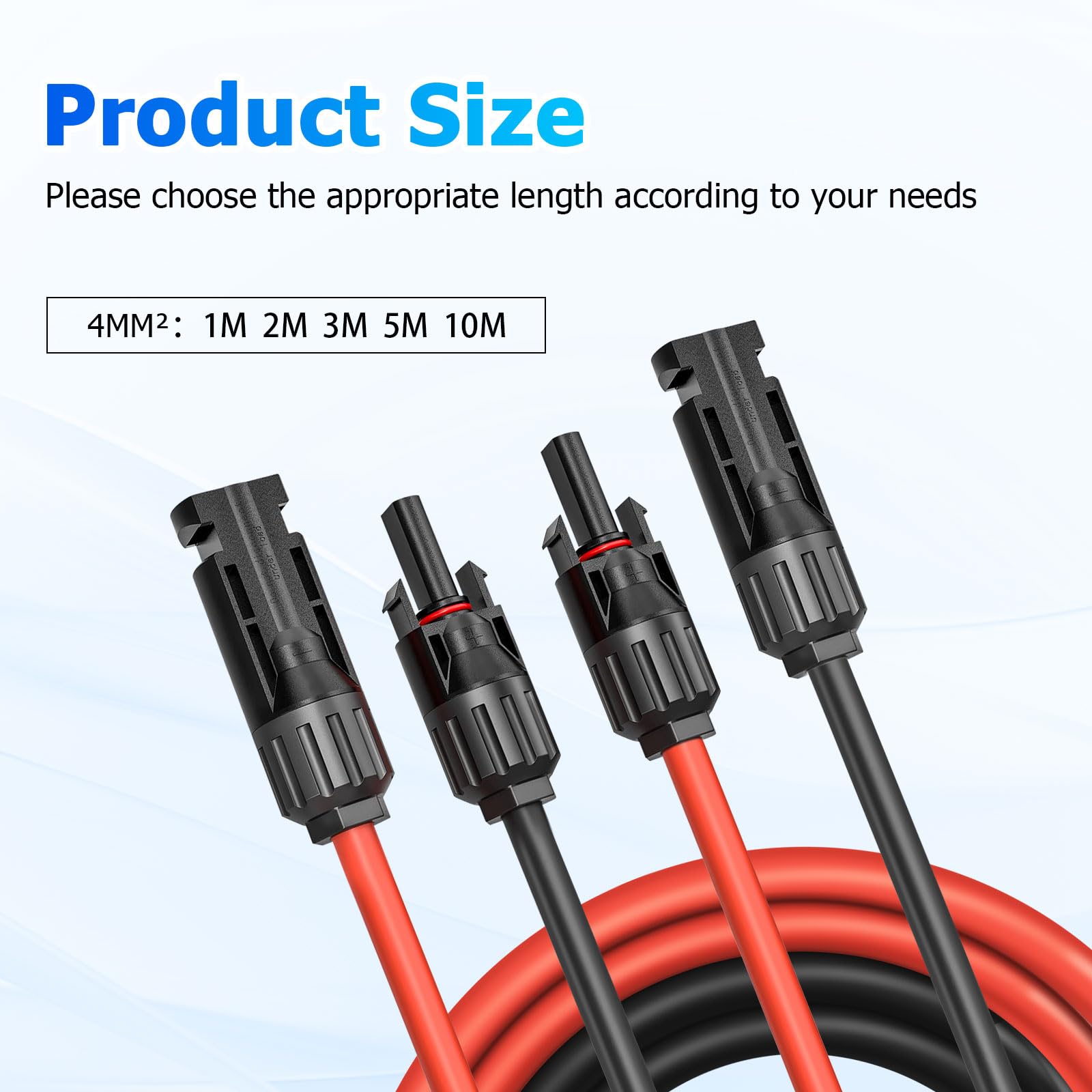 Prolunga Per Cavo Solare, 4 Mm², 1/2/3/5/10 M, Cavo Solare - Foto 12