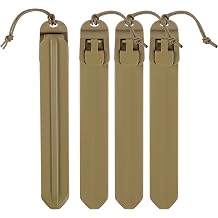 MOLLE Sticks, Set of 4, Plastic Clips for Attaching Gear to MOLLE Webbing