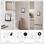 DOQAUS Digital Hygrometer Indoor Thermometer, Humidity Meters, Room Thermometer and Humidity Gauge with Accurate Temperature Humidity Monitor for Home, Greenhouse, Baby Room, Mini Weather Station Gift