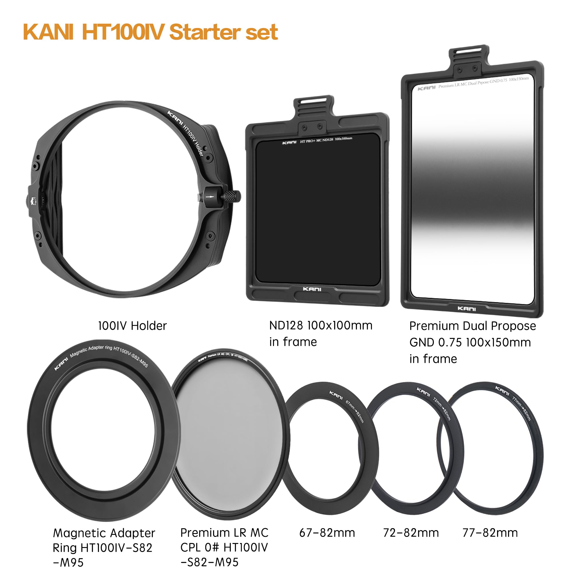 Amazon.co.jp: KANI 100mm幅 HT100 IV スターターセット 角型