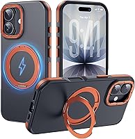 Vista 75 de Funda magnética para iPhone Air con protector de lente de cámara, protección grado militar de 10 pies, compatible con funda MagSafe Slim para iPhone