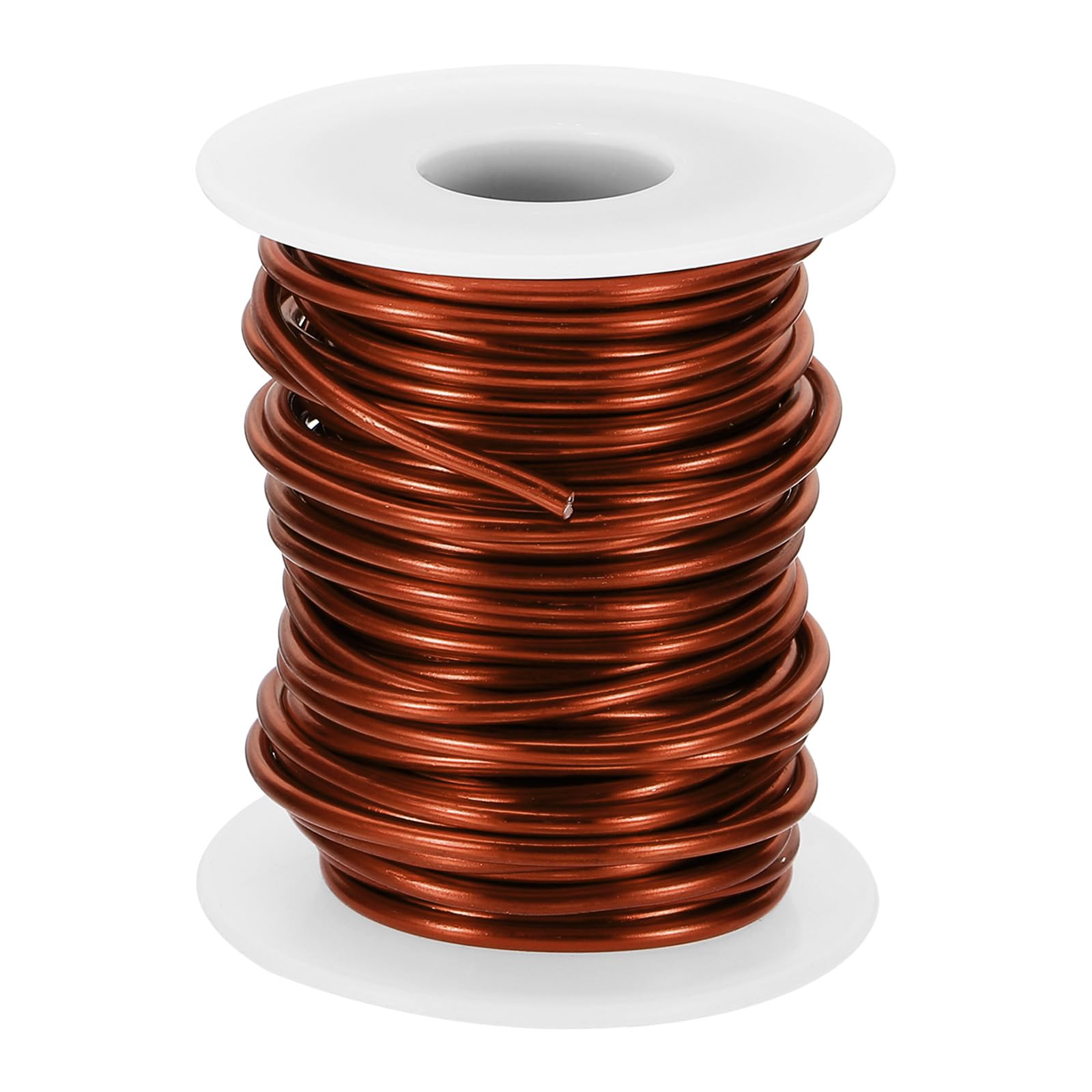 PATIKIL 10 Gauge 2.5mm Aluminum Craft Wire, 32.8Ft Metal Wire Armature Bendable Wire for Jewelry Making Metal Wrap DIY Bronze