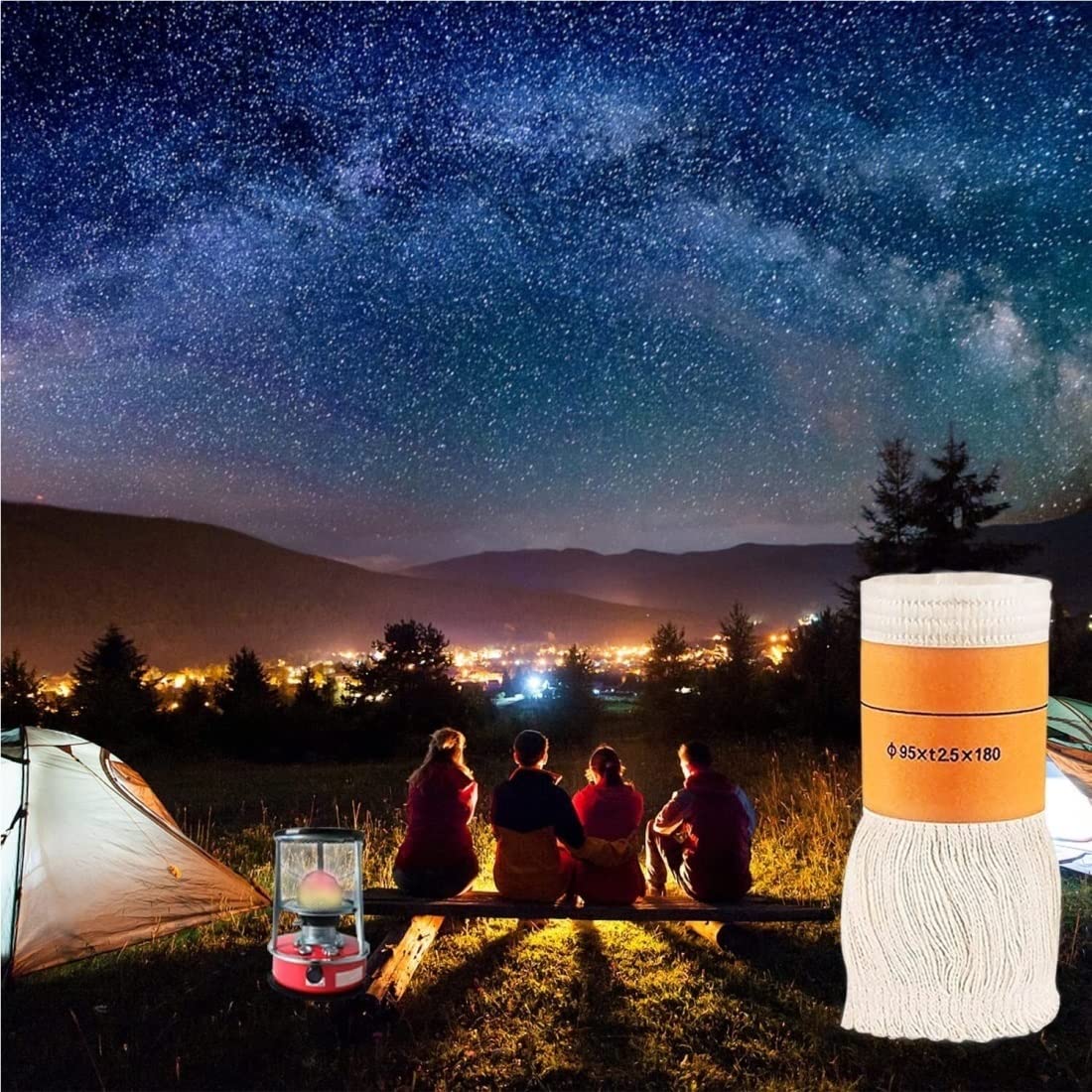 Kerosine kachel camping buitenkachel geïntegreerde 8-core brander 2-3