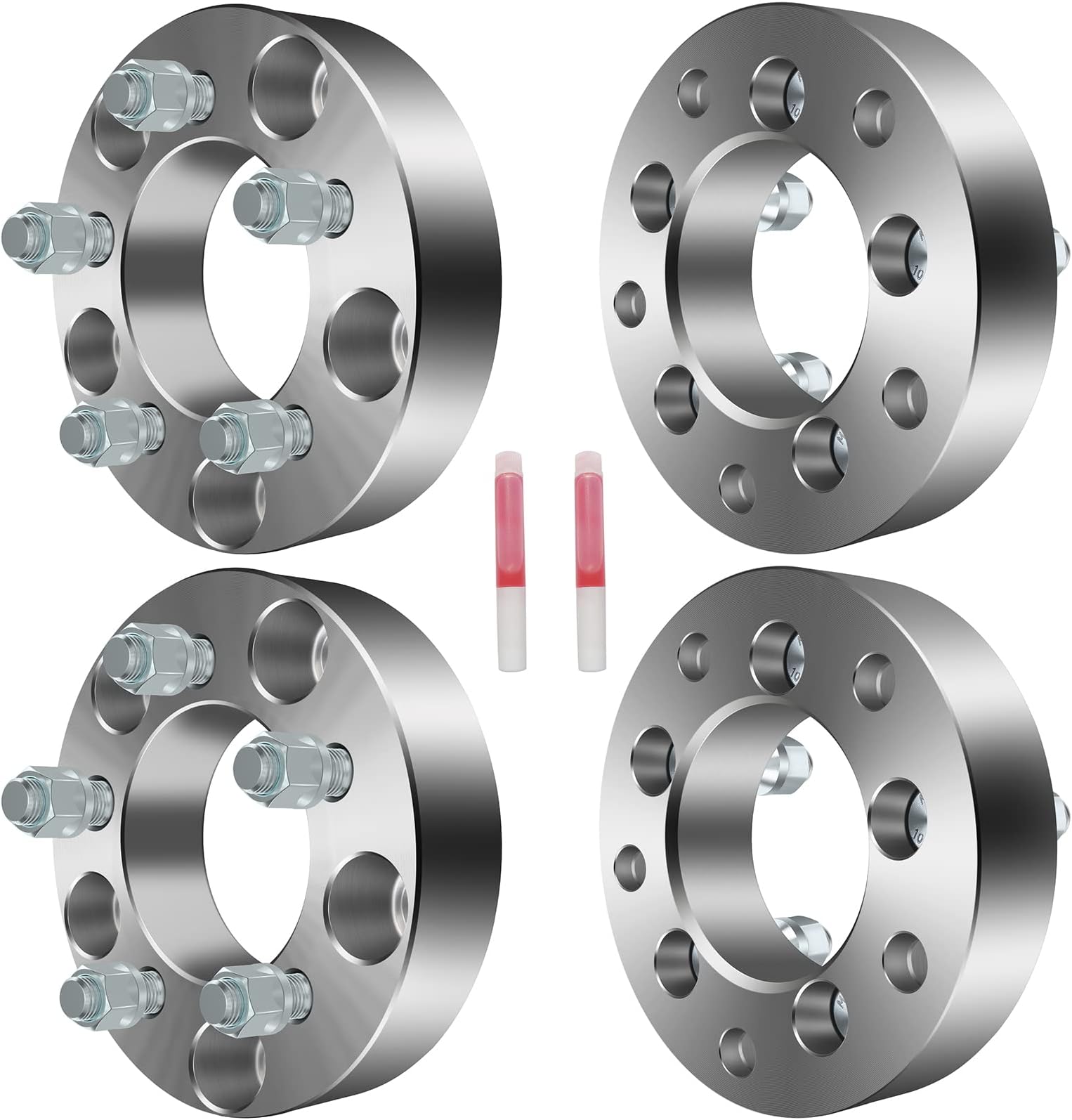 ECCPP 4X 5 Lug Wheel Adapters 1" 5x5 to 5x4.75 12x1.5 Studs