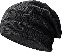 NPQQUAN Winter Hats for Men Women Beanie Thick Warm Hat Lined Knit Beanies