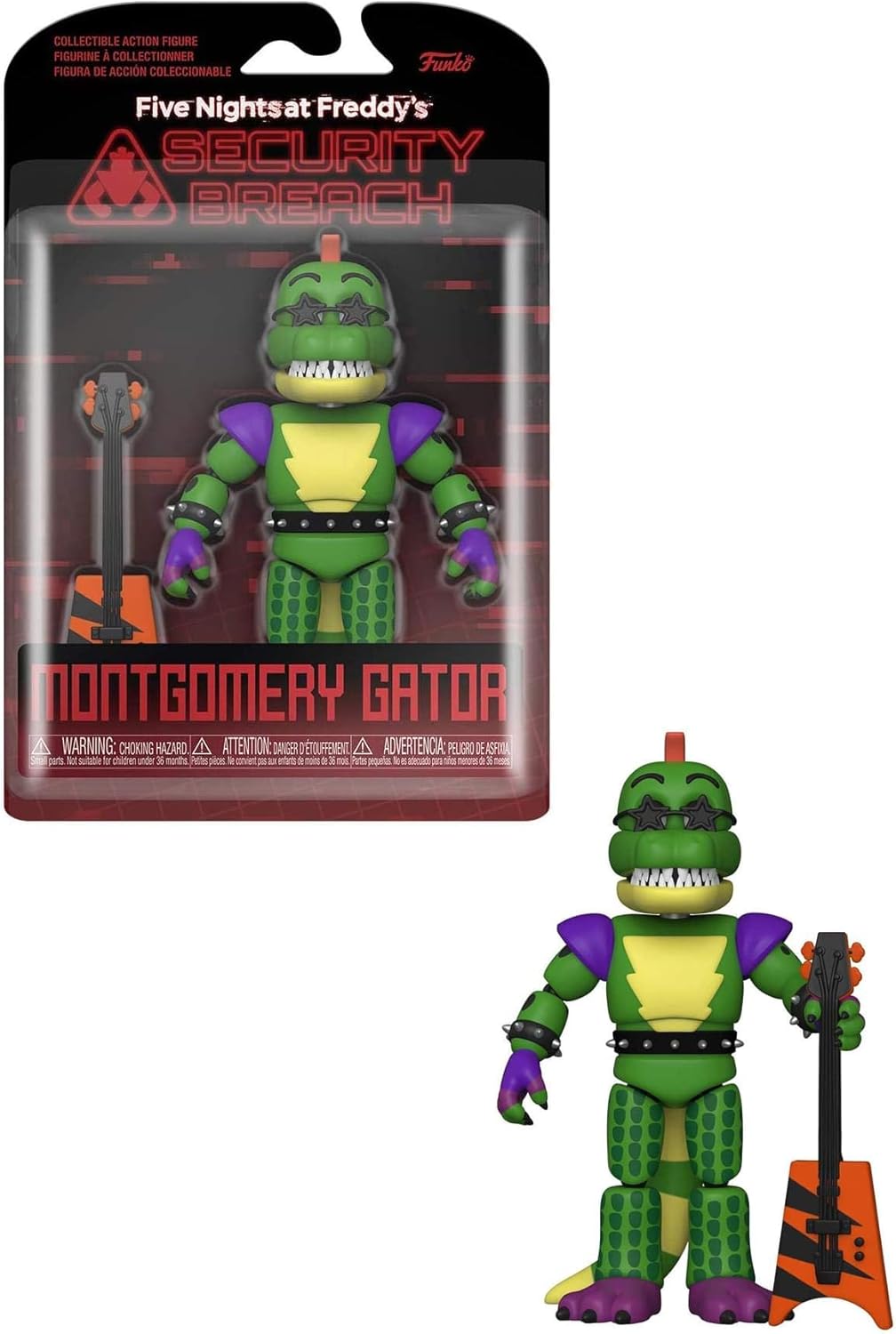 Funko Action Figure: Five Nights at Freddy's (FNAF) - PizzaPlex - Montgomery Gator - FNAF Pizza Simulator - Collectible - Gift Idea - Official Merchandise - for Boys, Girls, Kids & Adults