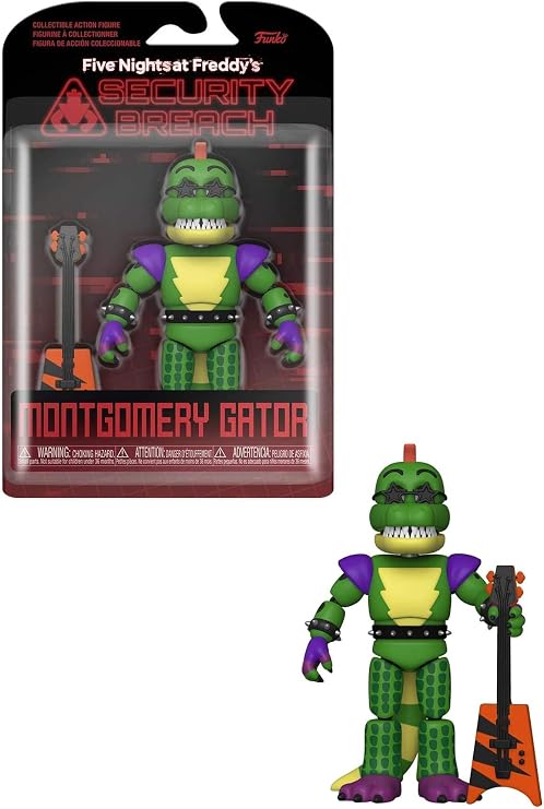 Funko Action Figure: Five Nights at Freddy's (FNAF) - PizzaPlex - Montgomery Gator - FNAF Pizza Simulator - Collectible - Gift Idea - Official Merchandise - for Boys, Girls, Kids & Adults