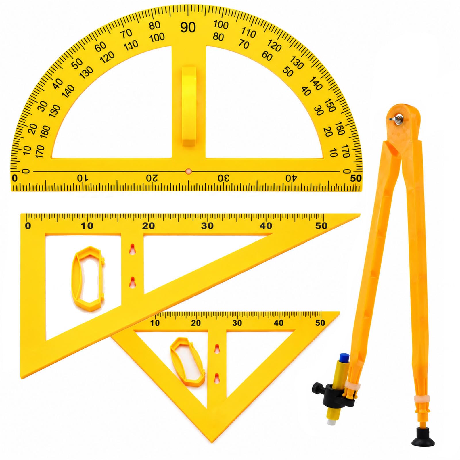 Großes magnetisches Geometrie-Set für Lehrer mit Zirkel