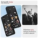 Pikkme Back Cover for Samsung Galaxy A36 5G | Cute Fun Cartoon 3D Bear Silicone Full Body Protection Bumper Case (Black) gallery image