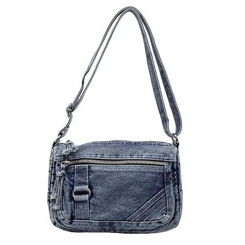 Denim Crossbody Bags for Women Small Jean Purse Casual Denim