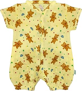 Baby Shoora Unisex Half Sleeves Bodysuit Printed Bears Half Sleeves Bodysuit (pack of 1)