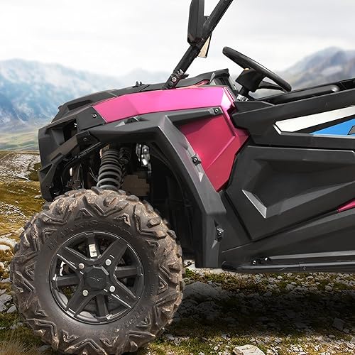 Miniatura 7 de RZR XP 1000 Extensor de guardabarros delantero más ancho, A & UTV PRO XXL Full Mud Guard para 2014-2023 Polaris RZR XP 1000  TurboS 1000900  900 S 2