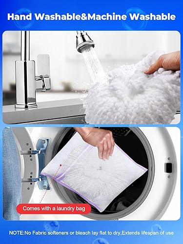 Miniatura 6 de Paquete de 4 cabezales de repuesto para trapeador giratorio O Cedar 1 tanque, mango de trapeador de 30 a 58 pulgadas y base de trapeador compatible