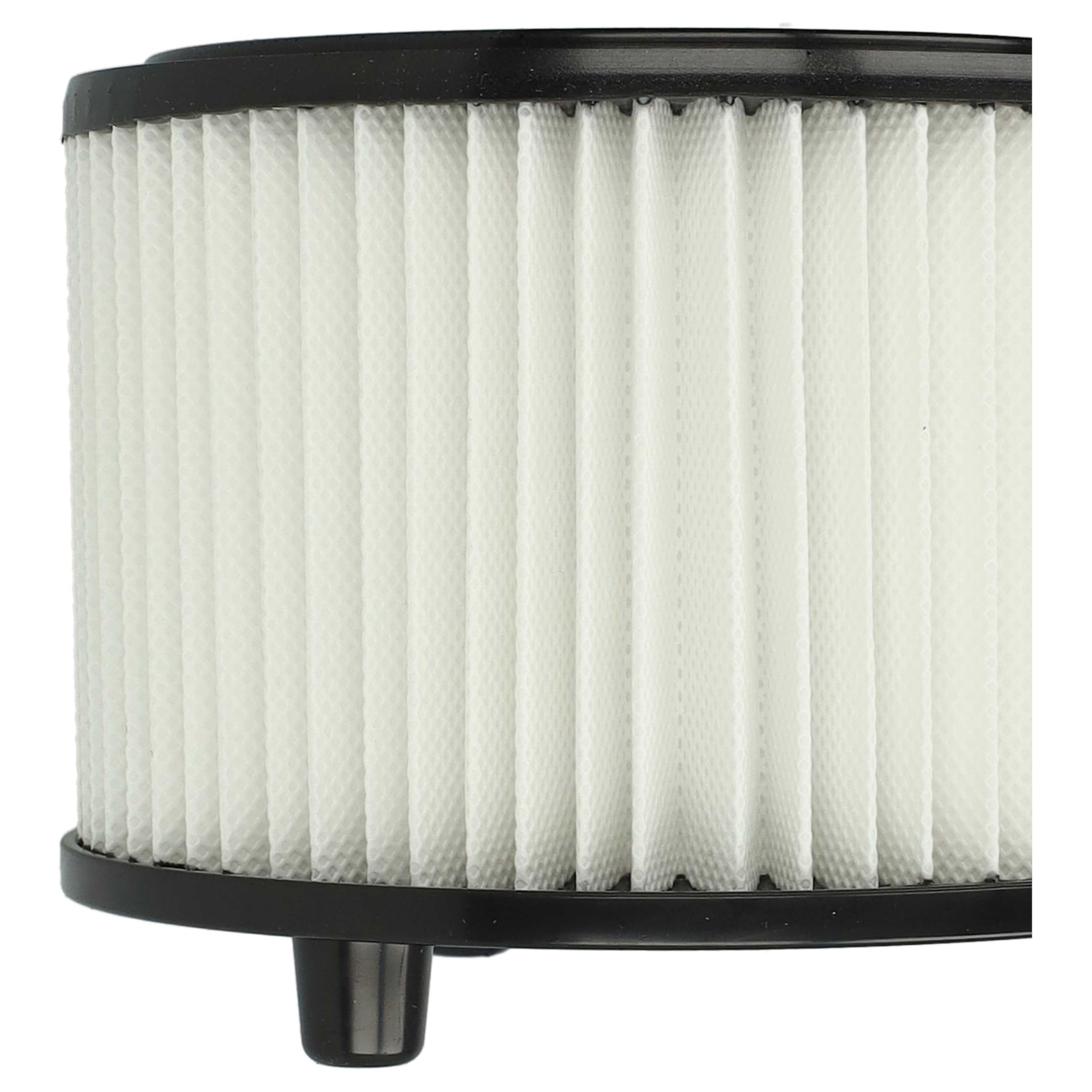 vhbw 4x Filtro plisado compatible con Bosch AdvancedVac 20 | UniversalVac 15 aspiradora - blanco lavable
