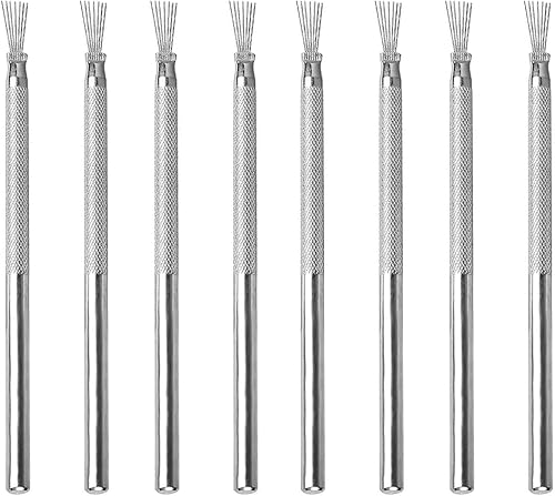 8 piezas de herramientas de cerámica para tallar agujas de arcilla, herramientas de escultura de cerámica y manualidades de cerámica, suministros de