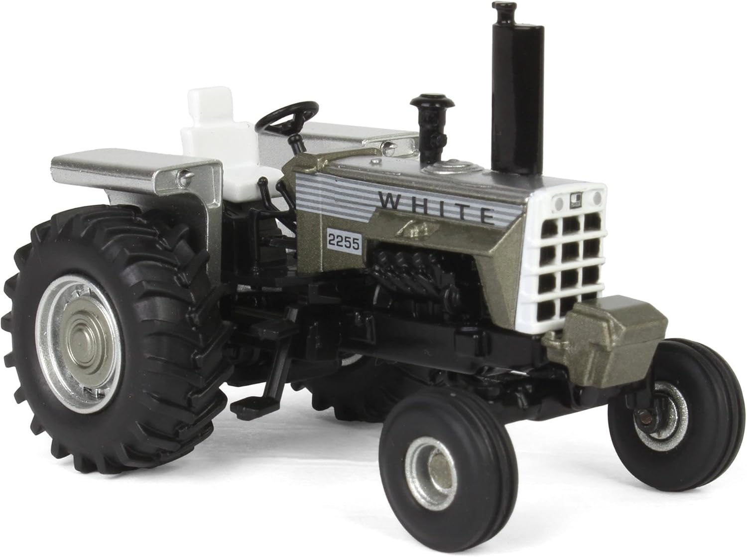 Spec Cast 1/64 White 2255 Open Station Tractor, Gray SCT974