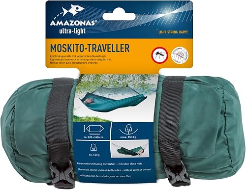 Amazonas AZ-1030200 Hamac Moskito-Traveller charge 100 kg 220 x 140 cm - 2