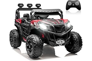 19 Inch 24V 4X4 Ride on Car Truck for Kids Ages 3+,...
