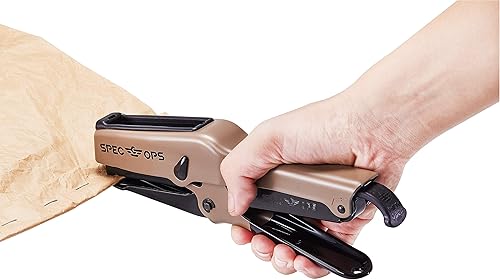 Miniatura 6 de Spec Ops Tools Elite Duty - Engrapadora de alicates de embalaje, corona de 716 pulgadas, grapas de longitud de pierna de 14 a 38 pulgadas, 3% donado
