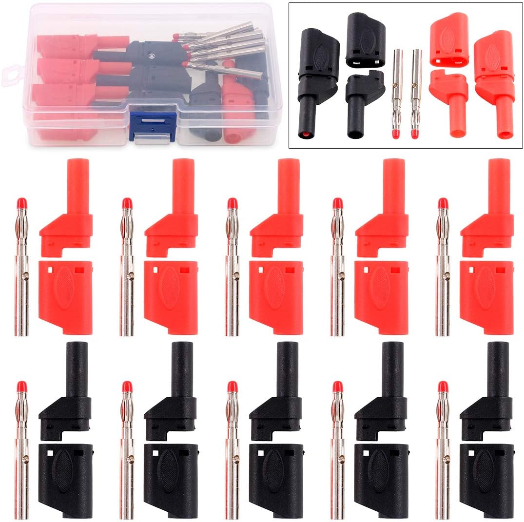 Swpeet 10Pcs Safety Fully Insulated Multimeter Test 4mm