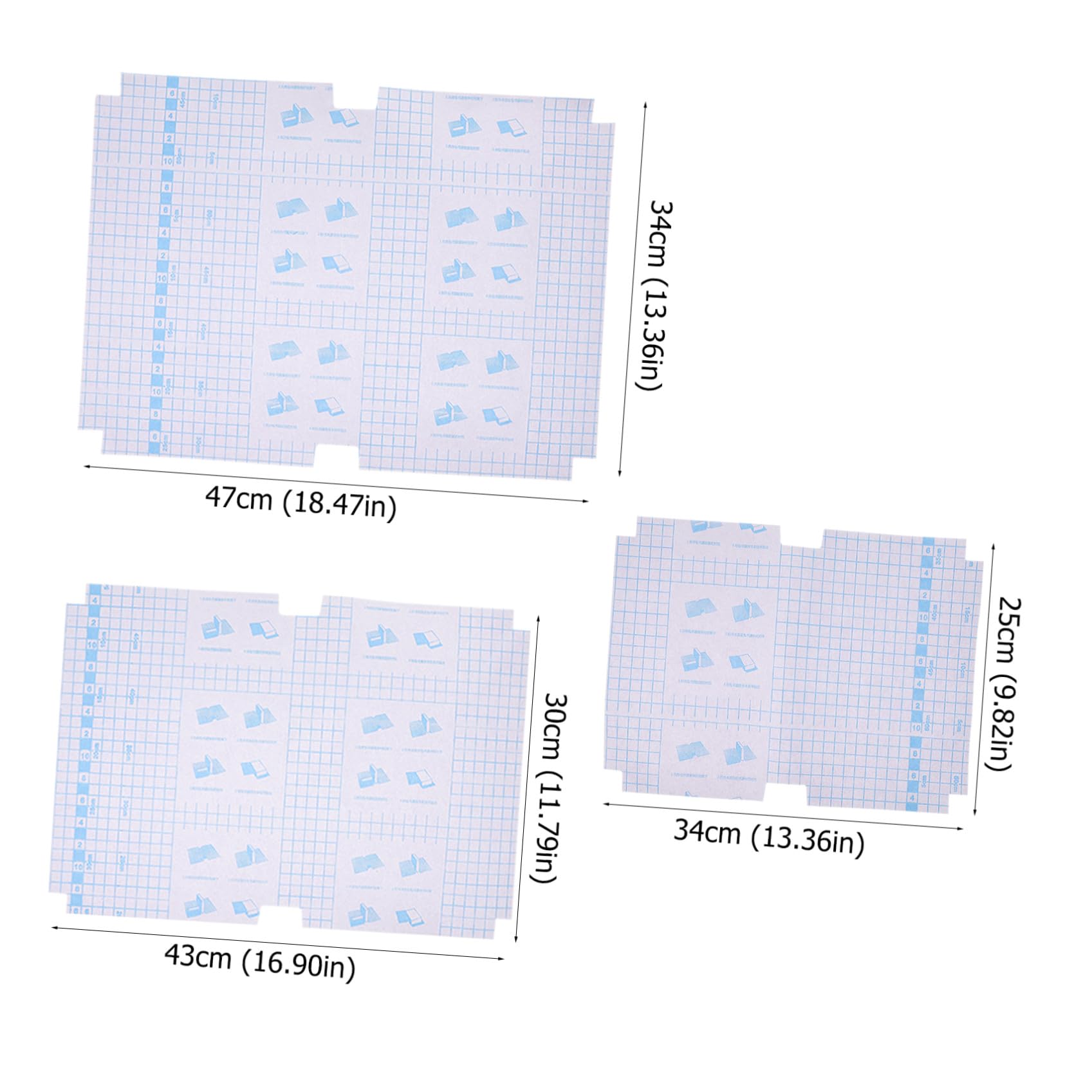 ARTIBETTER 3 Ensembles Lot De Protège Autocollants Couverture Souple Résistante Aux Rayures Protège Cahiers Couverture Auto Adhésive Facile À Poser Pour Étudiants Et Scolaires 30 Pièces * 3