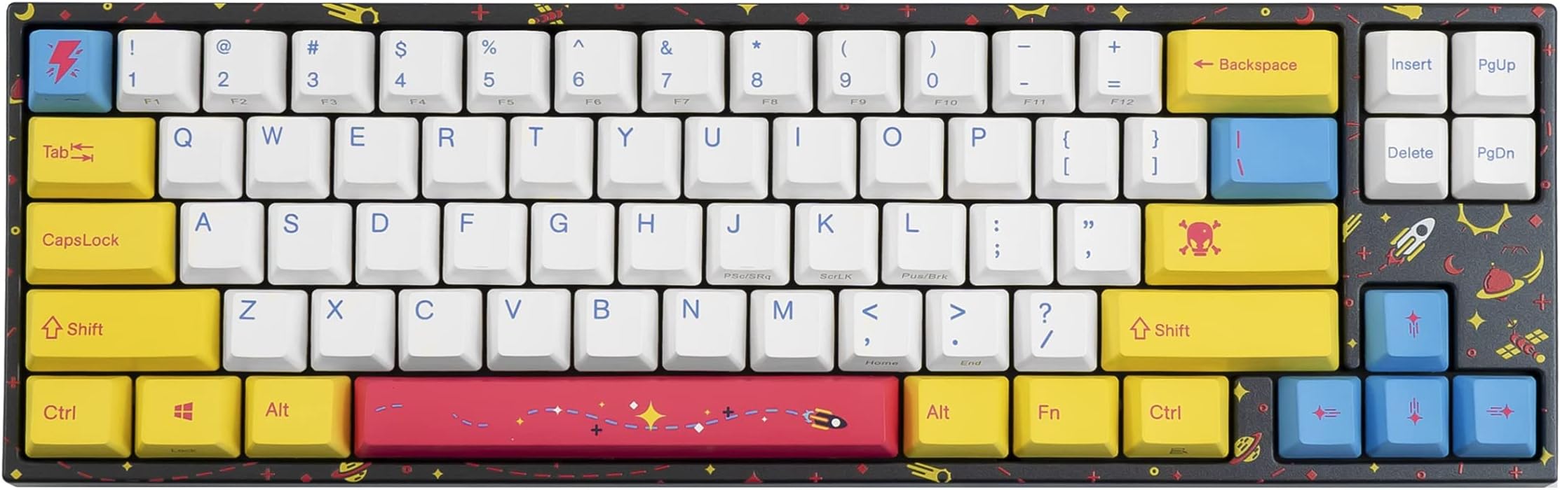 Varmilo x MK x Ducky MIYA Pro Flare Star Special Edition Mechanical Keyboard Varmilo EC Ivy V2