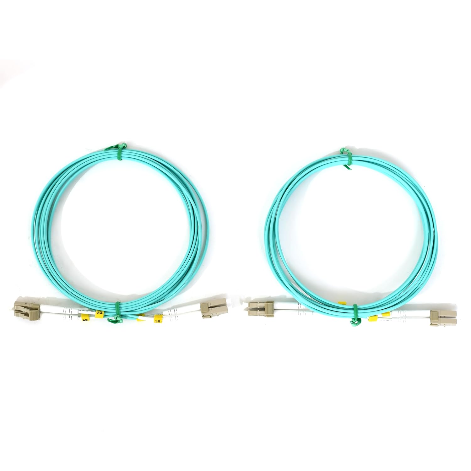 3M - 4Pack LC to ST Fiber Optic Patch Cable Multimode OM1 Duplex 62.5/125µm Optical Patch Cord 1G/10G Fiber Optic Cable LC-ST 3 Meter (9.8ft) Pack of 4.