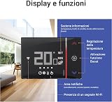BTICINO SXG8002 Termostato WiFi 220v, Smarther2 with Netatmo, Termostato Caldaia da Incasso, Controllo da Remoto con App, Alexa, Google Assistant, Apple HomeKit, Programmabile, Risparmio Energetico - 5