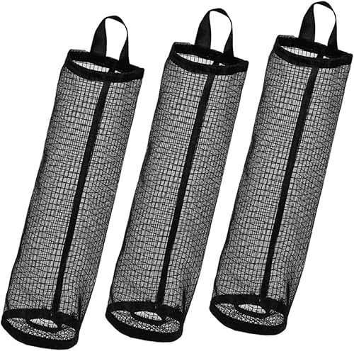 DECHOUS Contenedor de bolsa de basura de 3 piezas, bolsa de cocina, soporte de bolsa de artefacto de almacenamiento, resistente al desgaste,