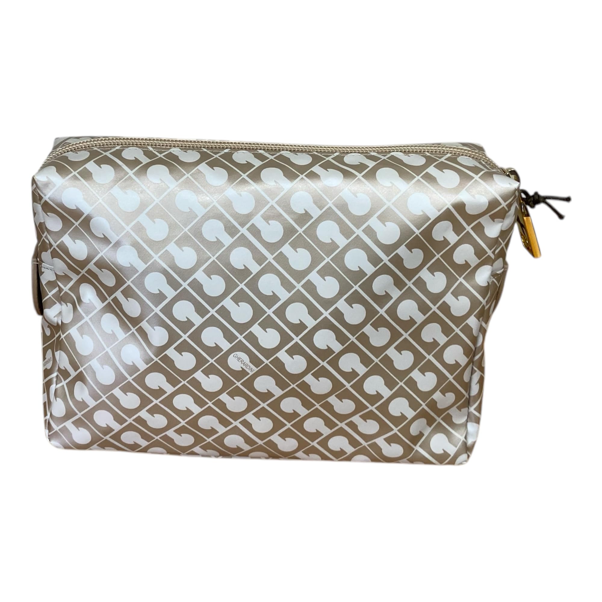 GHERARDINI POCHETTE - Porta Tutto Necessaire GRANDE CHIUSO da ZIP GH 0433 (CRETA)