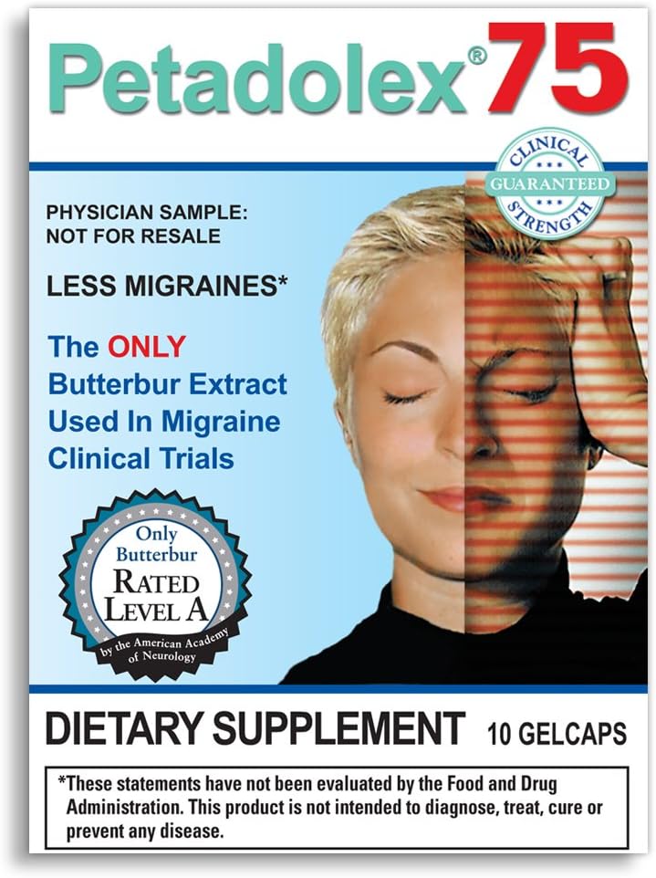 75 mg Patented PA-Free Butterbur Root Extract - Sample