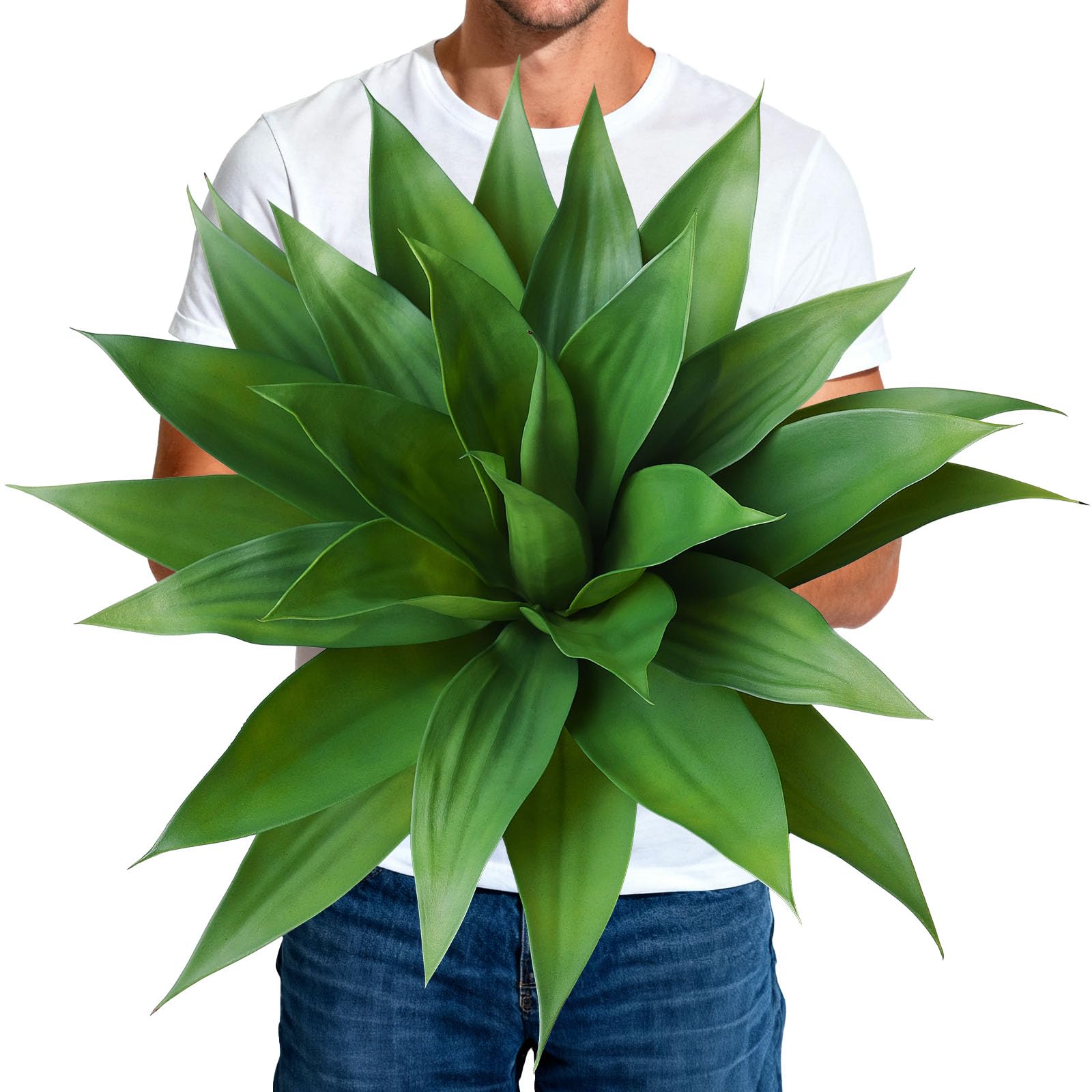 Ferrgoal Artificial Agave Succulent Plant 28 Inch