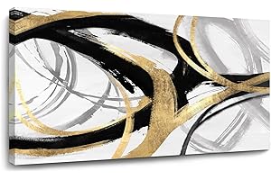 Kureful Black and Gold Wall Art- Bring Elegance and Sophistication to Your Home