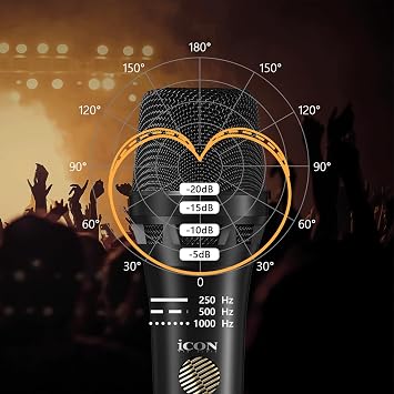 iCON Dynamic 58 Handheld Dynamic Vocal Microphone, Professional Cardioid