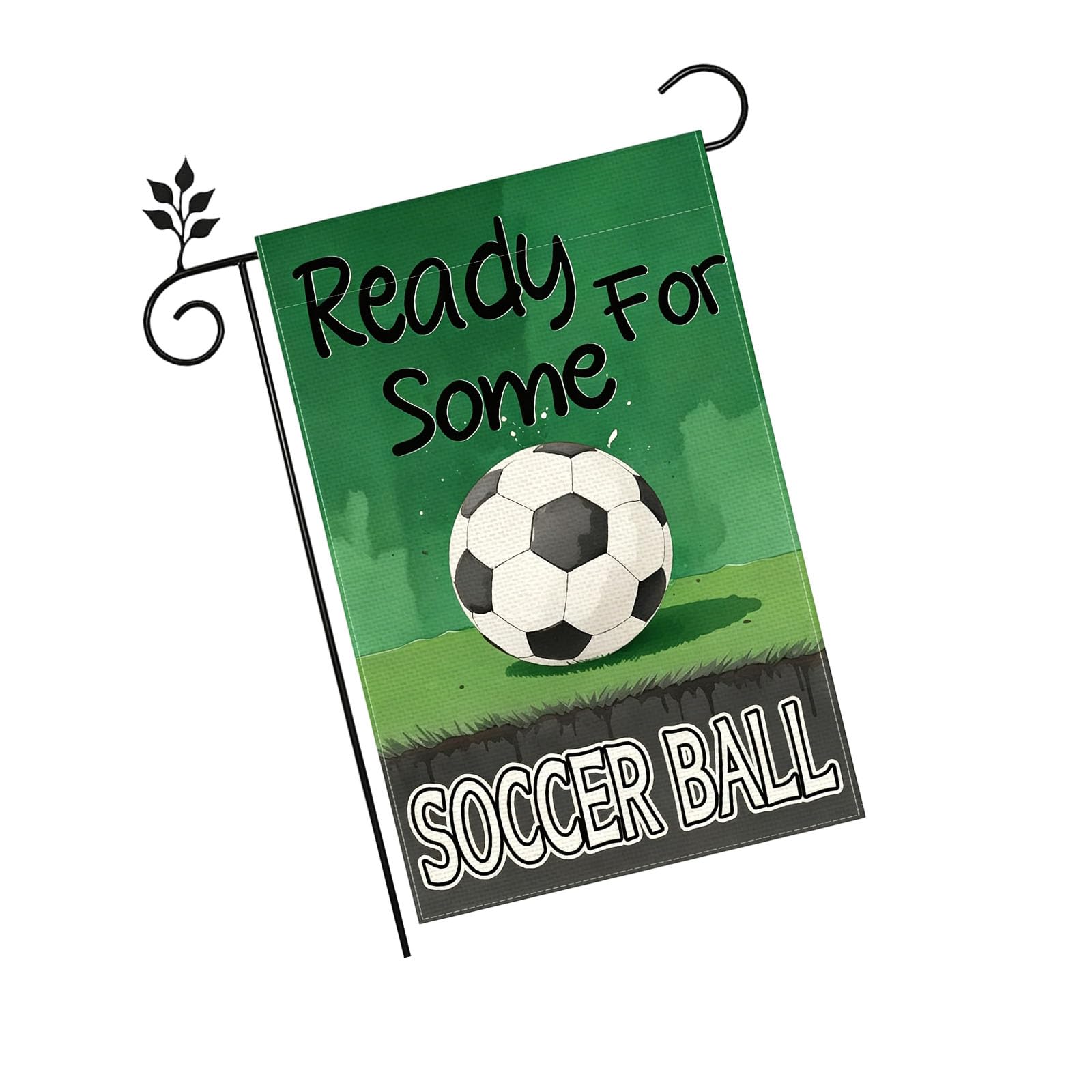 Tsophreniq Sturdy 30x45cm Football Garden Flag Honoring 2026 Soccer Tournament Using Tough Polyester Fabric Fade Resistant Garden Decor