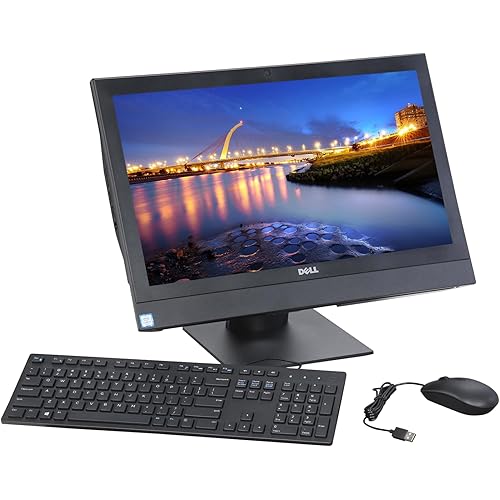 Dell All in One 3240 Desktop Computer, AIO Optiplex Desktop PC, Intel Core 6th, 8GB RAM, 256GB SSD, No Cam Windows 11 Pro (renewed)